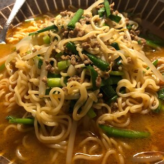 自宅で簡単★インスタント麺で台湾ラーメン